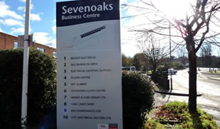 Entrance to Sevenoaks Business Centre, Cramptons Road, Kent