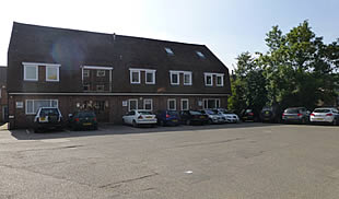 Darenth House - rear view showing parking in Otford